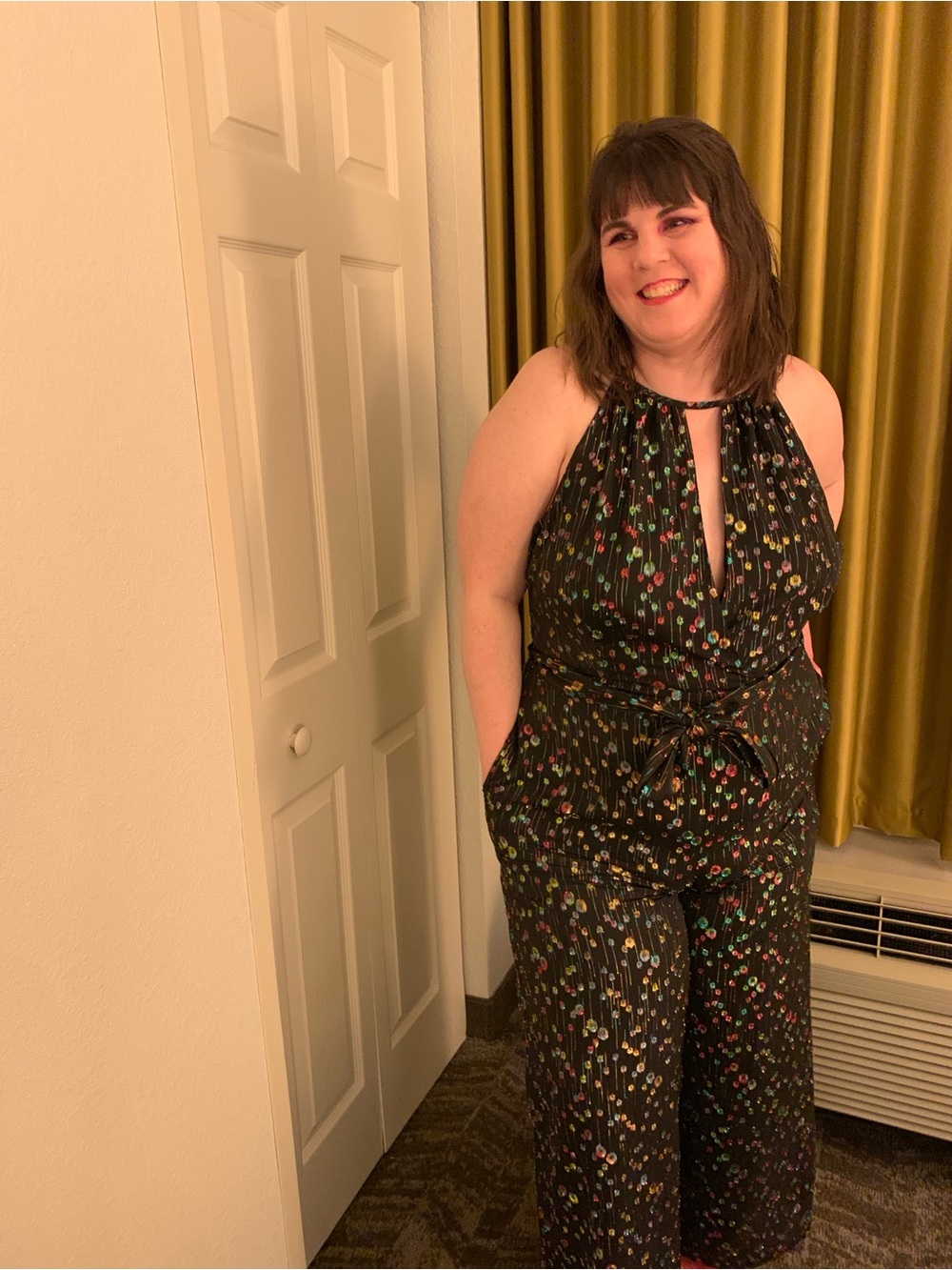 Anthropologie Edita Halter Jumpsuit NWT